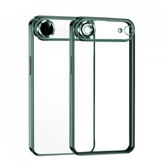USLUCAN ALIŞVERİŞ Apple iPhone 17 Air Lensli Silikon - Yeşil