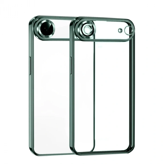 USLUCAN ALIŞVERİŞ Apple iPhone 17 Air Lensli Silikon - Yeşil