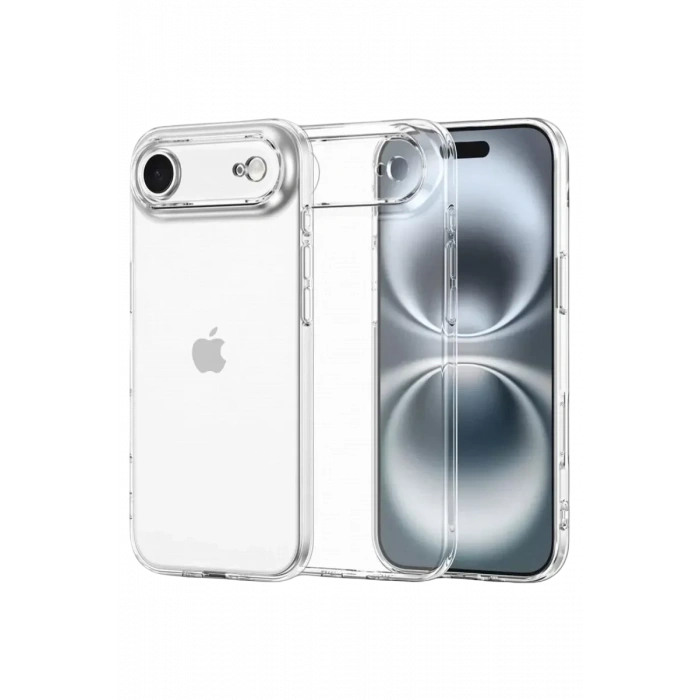 USLUCAN ALIŞVERİŞ Apple iPhone 17 Air Lüx Şeffaf Silikon - Şeffaf