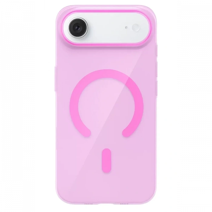 USLUCAN ALIŞVERİŞ Apple iPhone 17 Air PC Blank Magsafe Kapak - Pembe