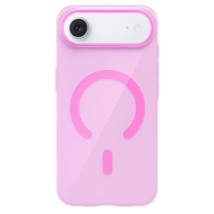 USLUCAN ALIŞVERİŞ Apple iPhone 17 Air PC Blank Magsafe Kapak - Pembe