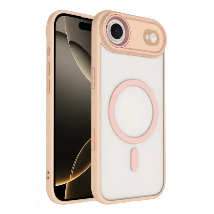 USLUCAN ALIŞVERİŞ Apple iPhone 17 Air Terea Magsafe Kapak - Pembe