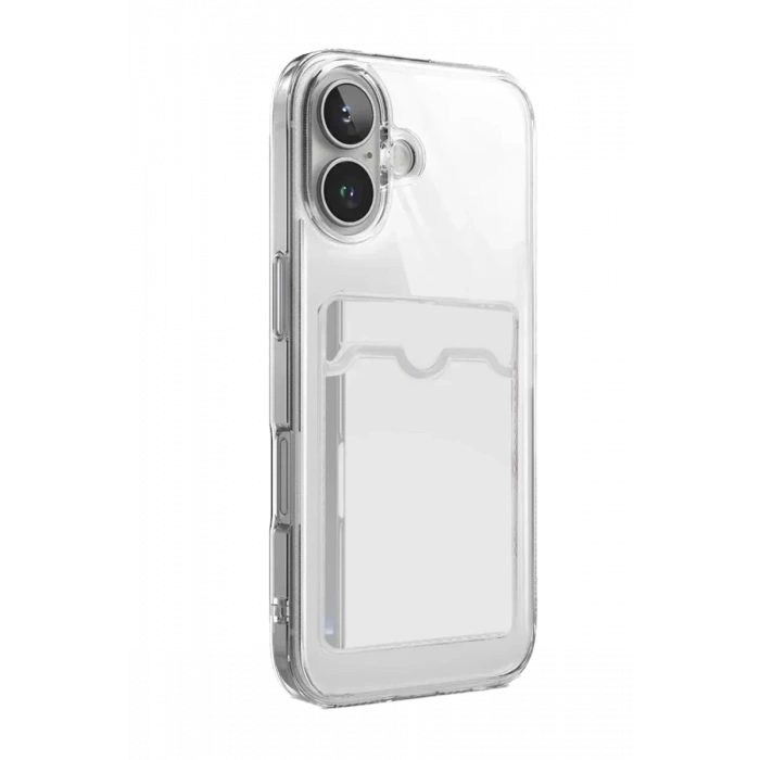 USLUCAN ALIŞVERİŞ Apple iPhone 17 Kart Şeffaf Silikon - Şeffaf