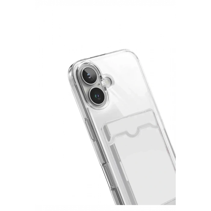 USLUCAN ALIŞVERİŞ Apple iPhone 17 Kart Şeffaf Silikon - Şeffaf