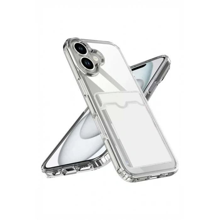 USLUCAN ALIŞVERİŞ Apple iPhone 17 Kart Şeffaf Silikon - Şeffaf