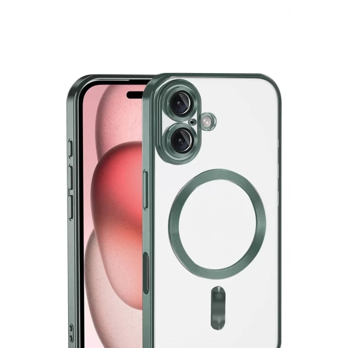 USLUCAN ALIŞVERİŞ Apple iPhone 17 Kross Magneticsafe Kapak - Koyu Yeşil