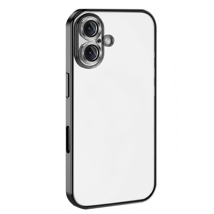 USLUCAN ALIŞVERİŞ Apple iPhone 17 Lensli Silikon - Siyah