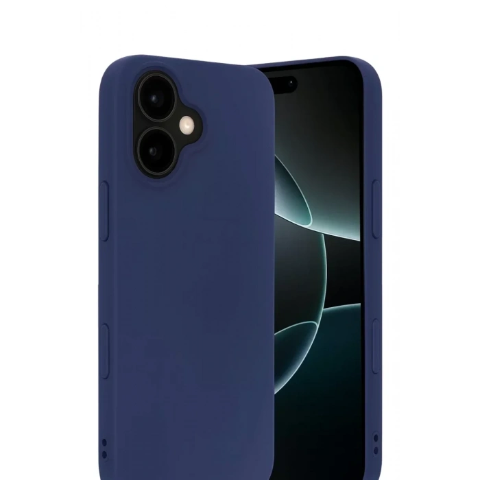 USLUCAN ALIŞVERİŞ Apple iPhone 17 Nano içi Kadife Silikon - Lacivert