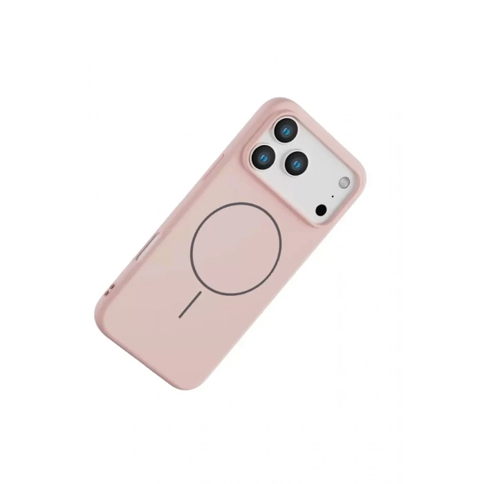 USLUCAN ALIŞVERİŞ Apple iPhone 17 Pro Jully Magsafe Kapak - Pudra