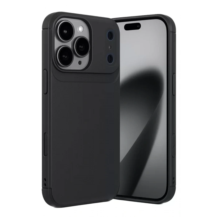 USLUCAN ALIŞVERİŞ Apple iPhone 17 Pro Max Auto Focus Karbon Kapak - Siyah