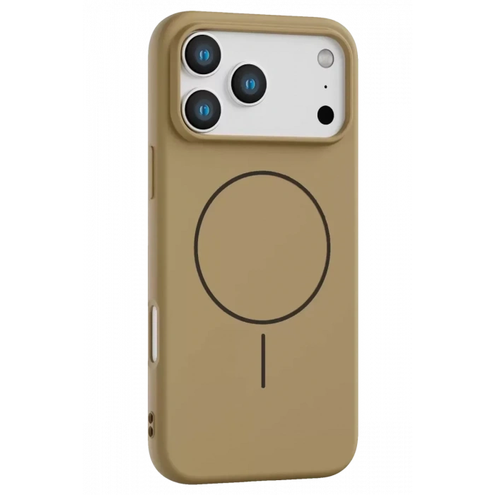 USLUCAN ALIŞVERİŞ Apple iPhone 17 Pro Max Jully Magsafe Kapak - Çöl Titanyum