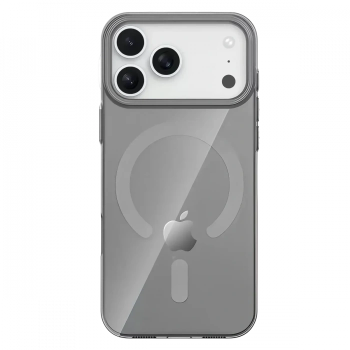 USLUCAN ALIŞVERİŞ Apple iPhone 17 Pro Max PC Blank Magsafe Kapak - Natural Grey