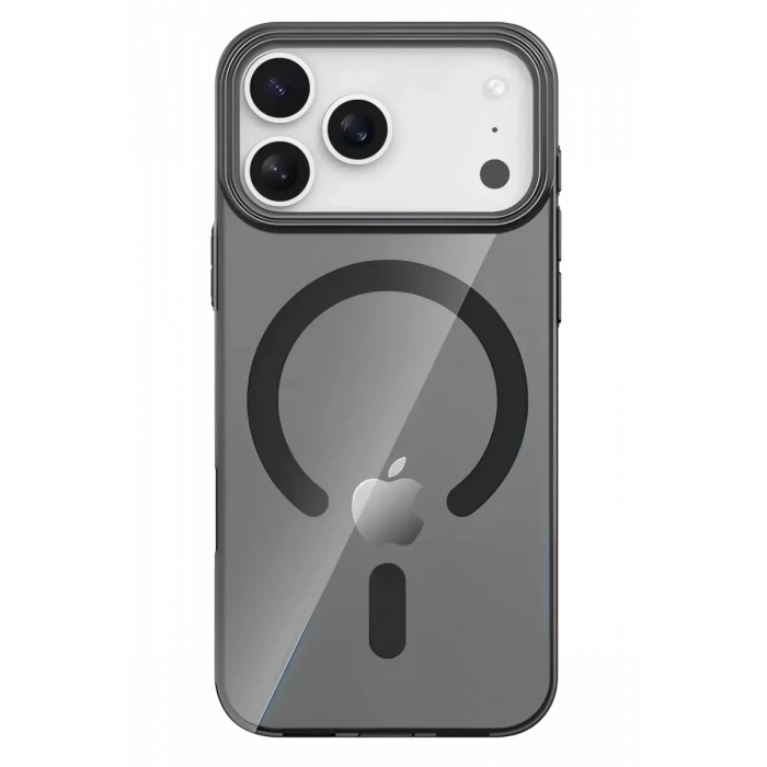 USLUCAN ALIŞVERİŞ Apple iPhone 17 Pro Max PC Blank Magsafe Kapak - Siyah