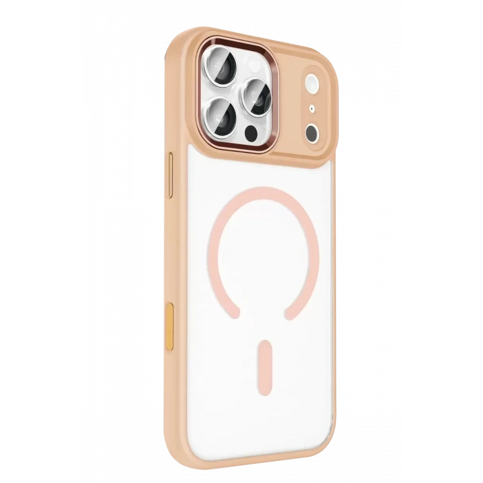 USLUCAN ALIŞVERİŞ Apple iPhone 17 Pro Max Terea Magsafe Kapak - Pembe