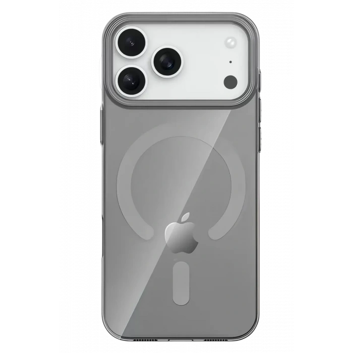 USLUCAN ALIŞVERİŞ Apple iPhone 17 Pro PC Blank Magsafe Kapak - Natural Grey