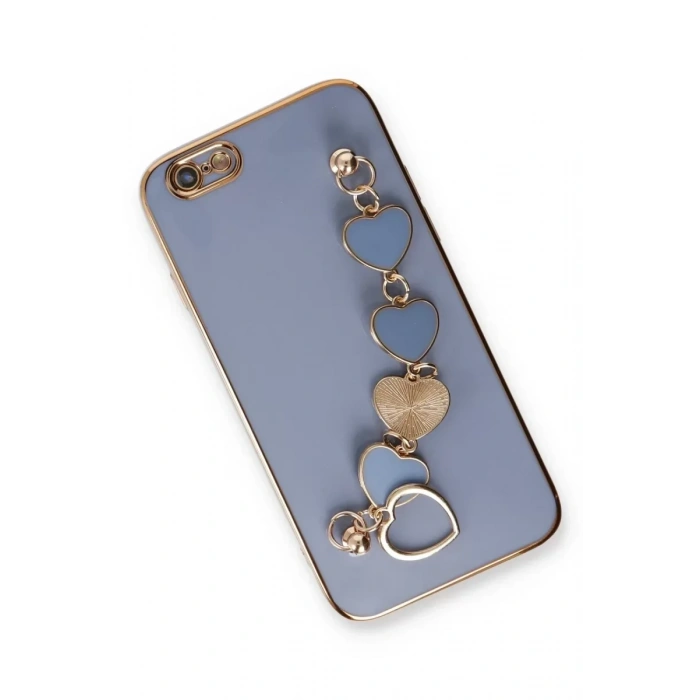 USLUCAN ALIŞVERİŞ Apple iPhone 6 Kılıf Esila Silikon - Gri