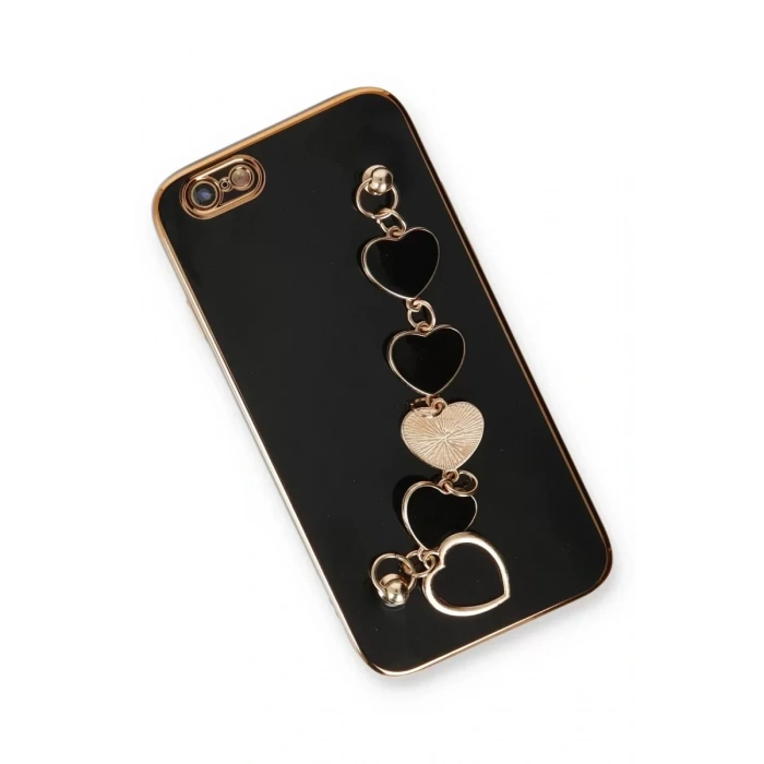 USLUCAN ALIŞVERİŞ Apple iPhone 6 Kılıf Esila Silikon - Siyah