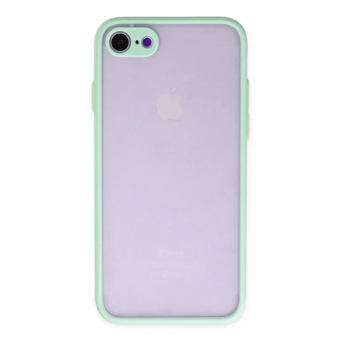 USLUCAN ALIŞVERİŞ Apple iPhone 7 Kılıf Montreal Silikon Kapak - Turkuaz
