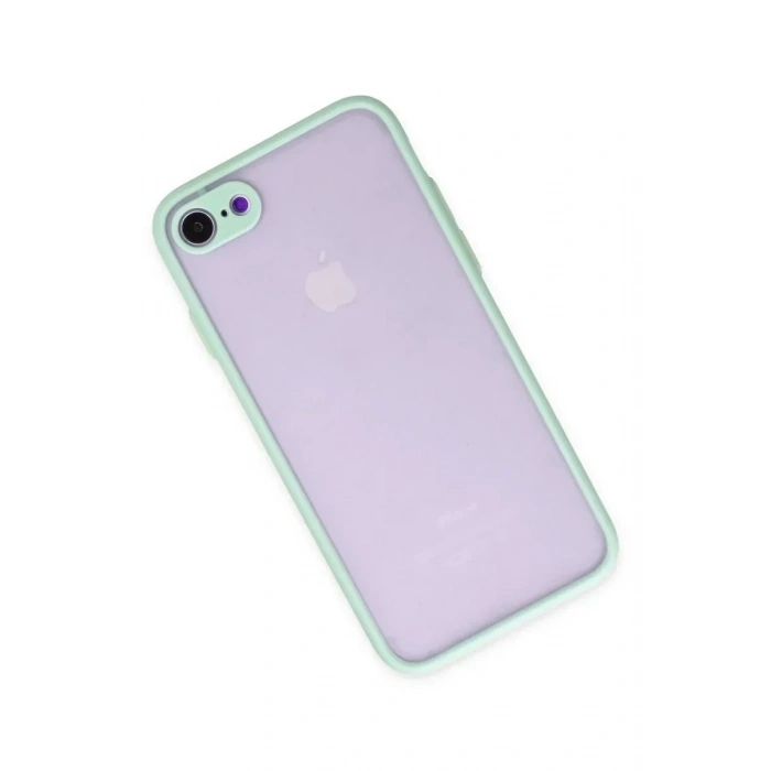 USLUCAN ALIŞVERİŞ Apple iPhone 7 Kılıf Montreal Silikon Kapak - Turkuaz