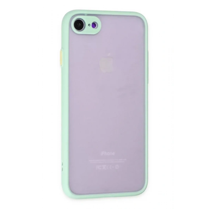 USLUCAN ALIŞVERİŞ Apple iPhone 7 Kılıf Montreal Silikon Kapak - Turkuaz