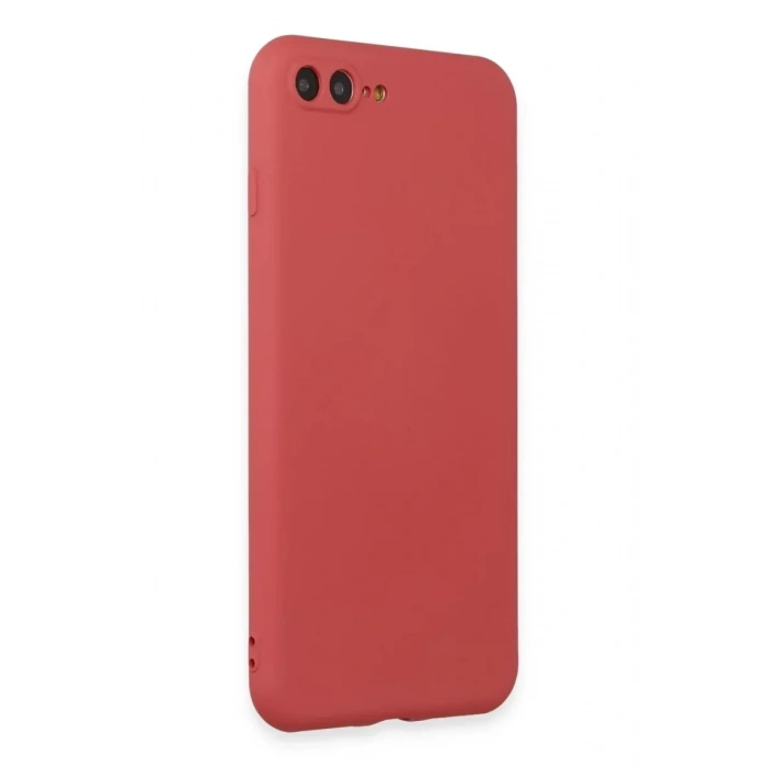 USLUCAN ALIŞVERİŞ Apple iPhone 7 Plus Kılıf First Silikon - Kiremit