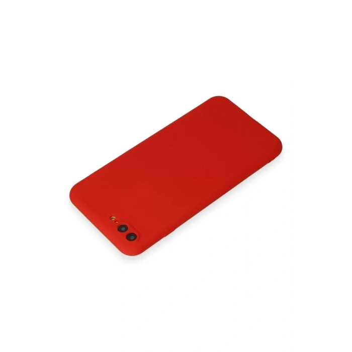 USLUCAN ALIŞVERİŞ Apple iPhone 7 Plus Kılıf First Silikon - Kırmızı