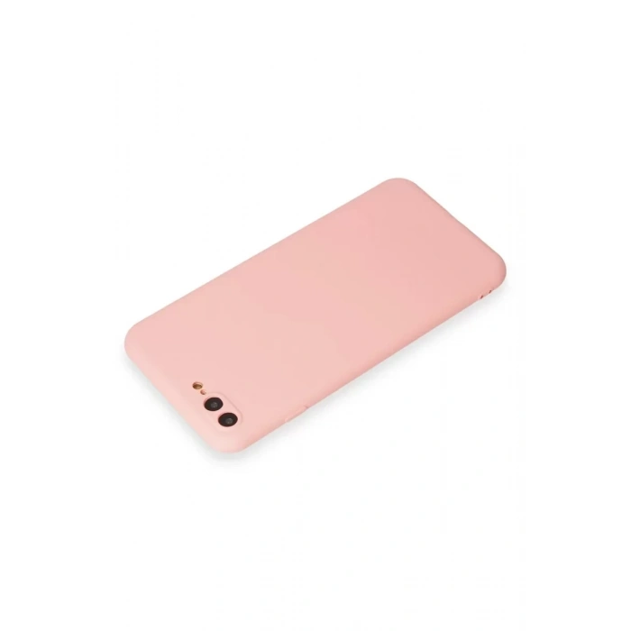 USLUCAN ALIŞVERİŞ Apple iPhone 7 Plus Kılıf First Silikon - Pudra