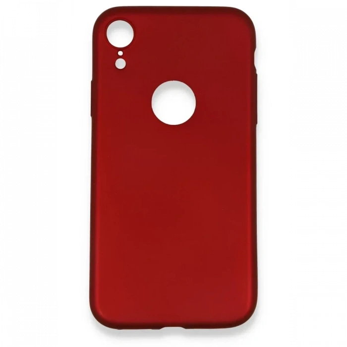 USLUCAN ALIŞVERİŞ Apple iPhone XR Kılıf First Silikon - Bordo