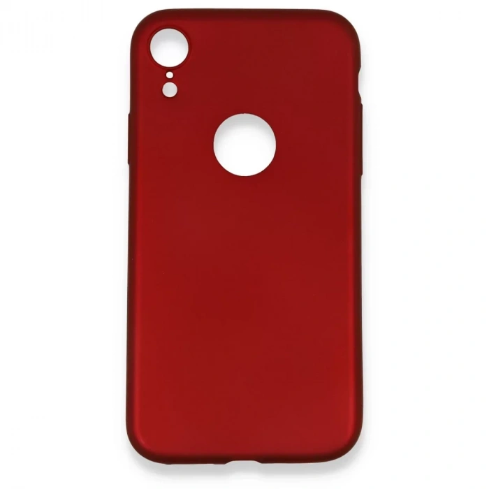 USLUCAN ALIŞVERİŞ Apple iPhone XR Kılıf First Silikon - Bordo