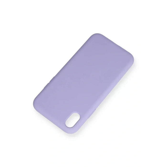 USLUCAN ALIŞVERİŞ Apple iPhone XR Kılıf Nano içi Kadife Silikon - Lila