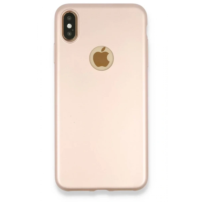 USLUCAN ALIŞVERİŞ Apple iPhone XS Max Kılıf First Silikon - Rose Gold