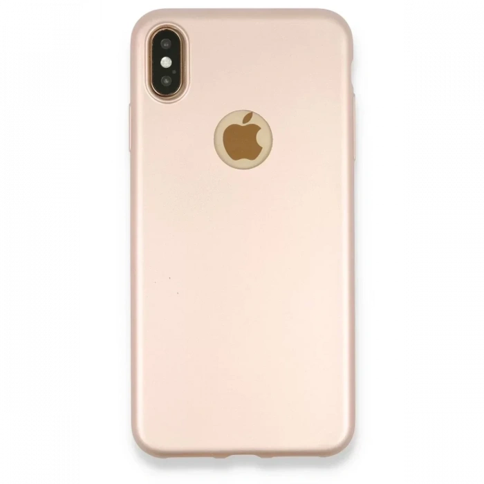 USLUCAN ALIŞVERİŞ Apple iPhone XS Max Kılıf First Silikon - Rose Gold