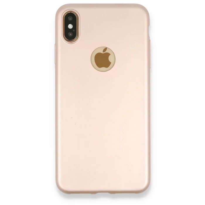 USLUCAN ALIŞVERİŞ Apple iPhone XS Max Kılıf First Silikon - Rose Gold
