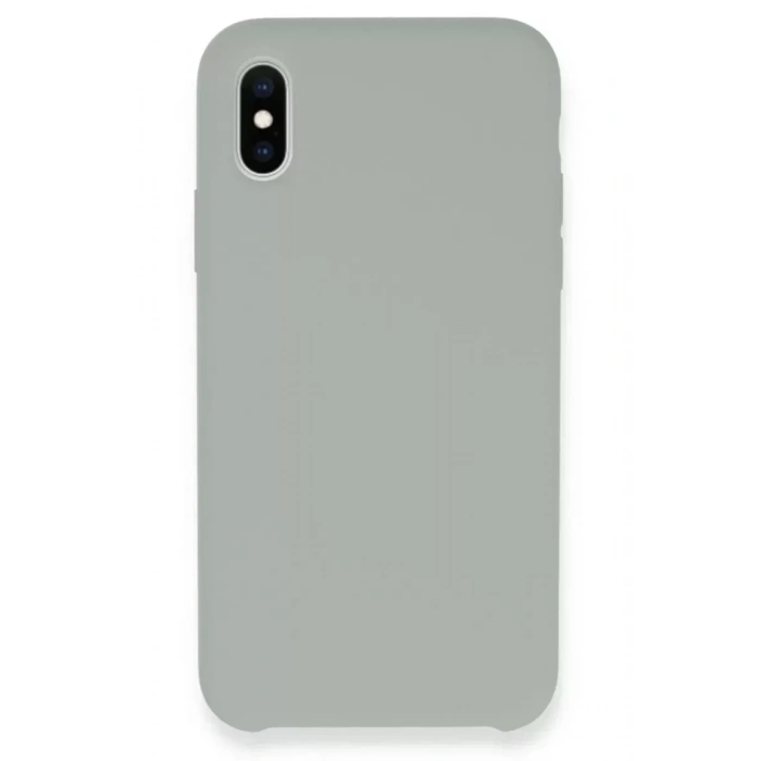 USLUCAN ALIŞVERİŞ Apple iPhone XS Max Kılıf Lansman Legant Silikon - Açık Gri