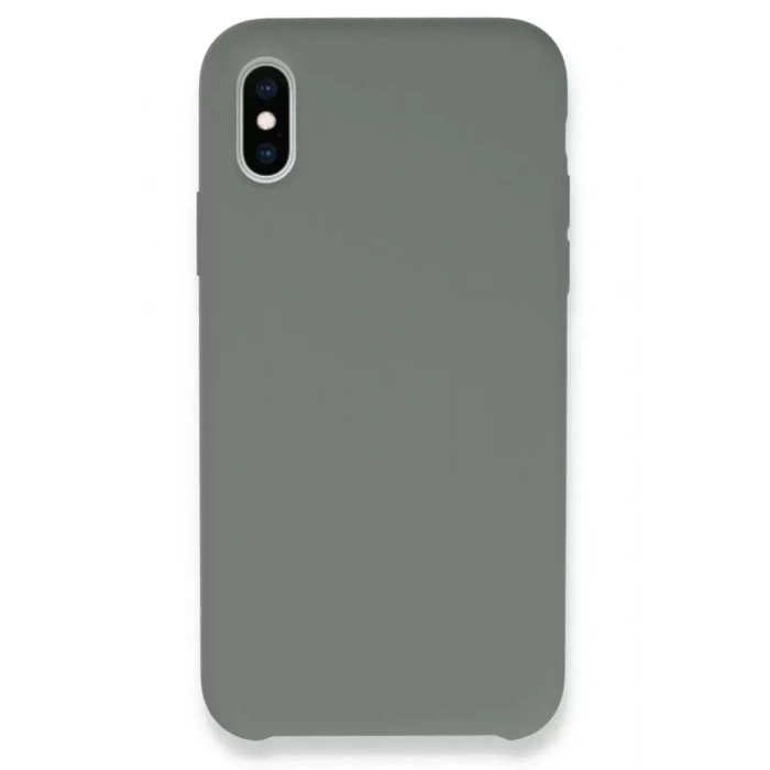 USLUCAN ALIŞVERİŞ Apple iPhone XS Max Kılıf Lansman Legant Silikon - Gri