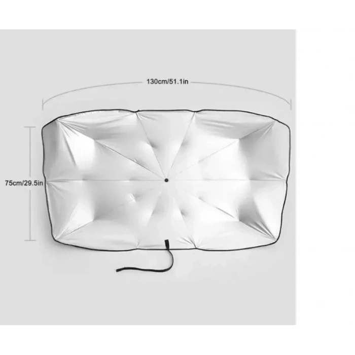 USLUCAN ALIŞVERİŞ Araba Ön Cam Güneşlik Şemsiye