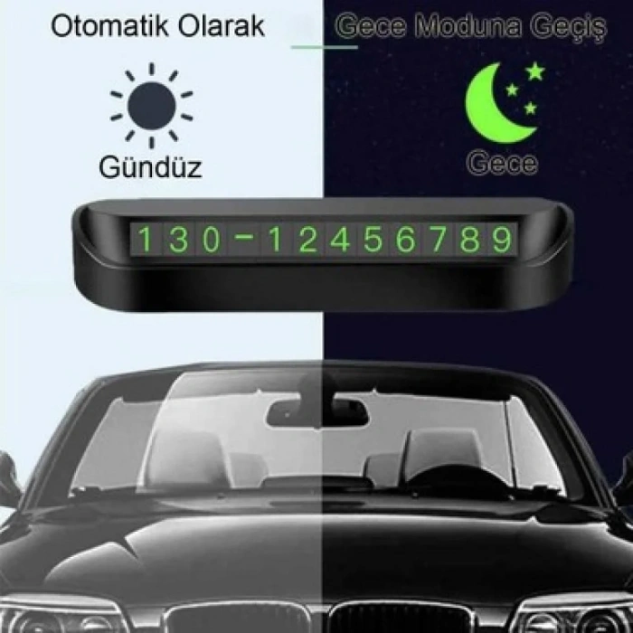 USLUCAN ALIŞVERİŞ Araç Torpido Üstü Aç Kapa Numaratör