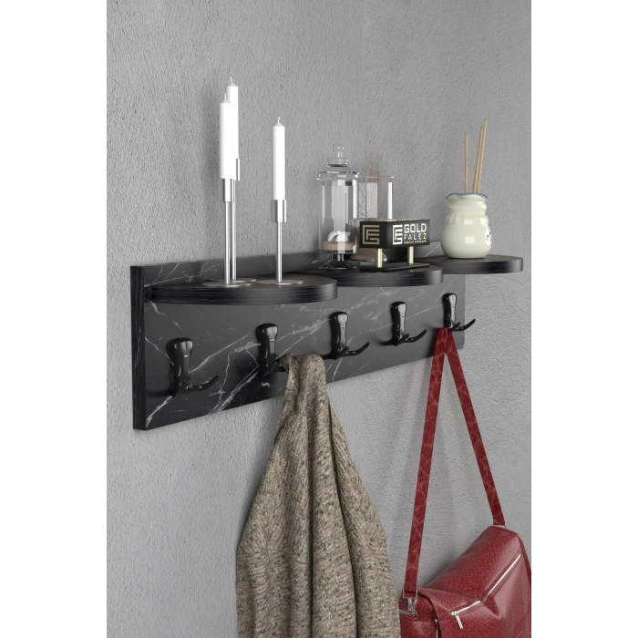 USLUCAN ALIŞVERİŞ Askılık Duvar Elbise Askılığı Portmanto 80 Cm Bendir