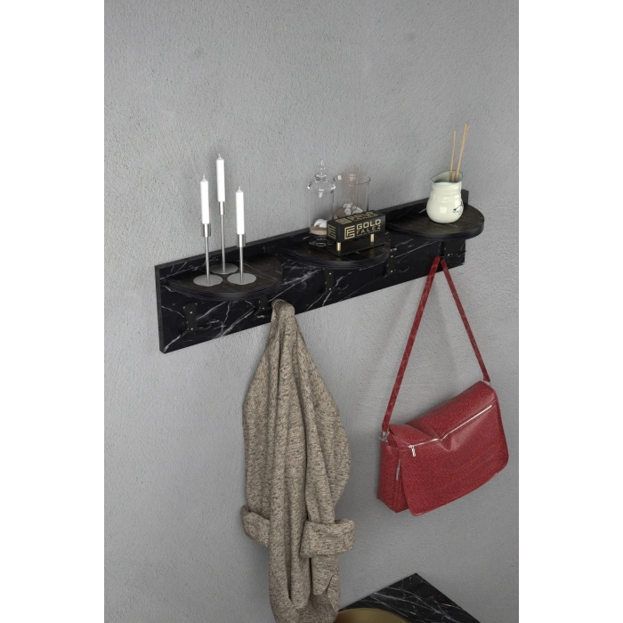 USLUCAN ALIŞVERİŞ Askılık Duvar Elbise Askılığı Portmanto 80 Cm Bendir