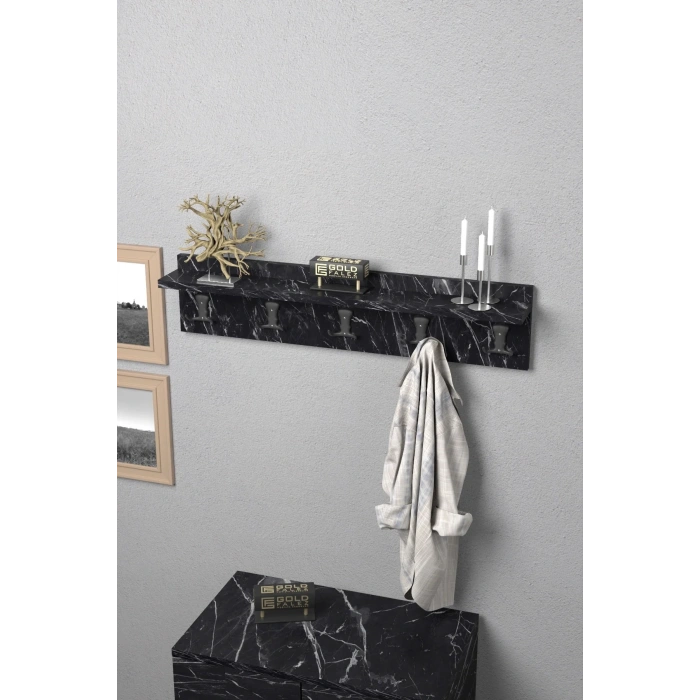 USLUCAN ALIŞVERİŞ Askılık Duvar Elbise Askılığı Portmanto 80 Cm Bendir Düz