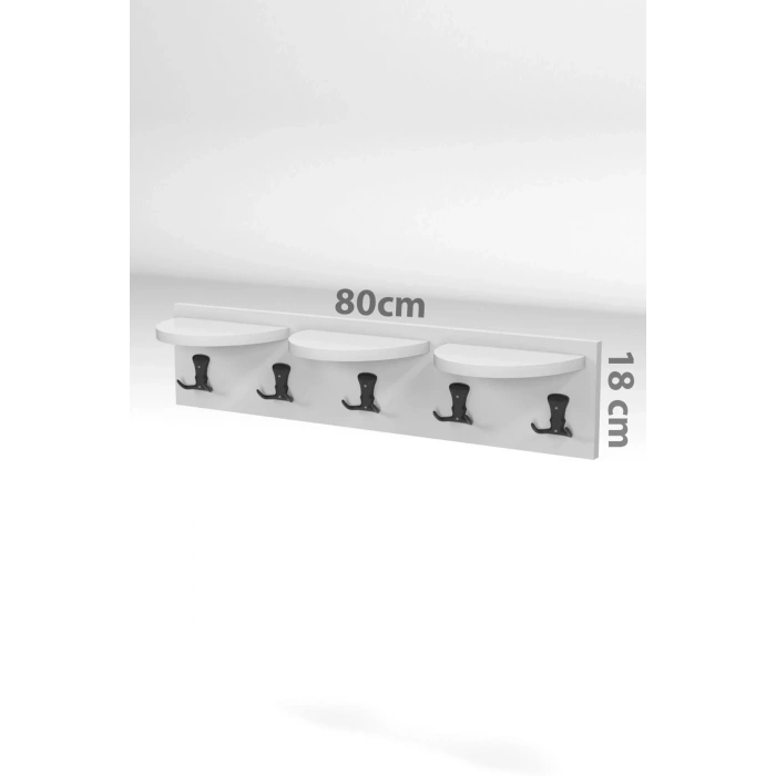 USLUCAN ALIŞVERİŞ Askılık Duvar Elbise Askılığı Portmanto 80 Cm Efes