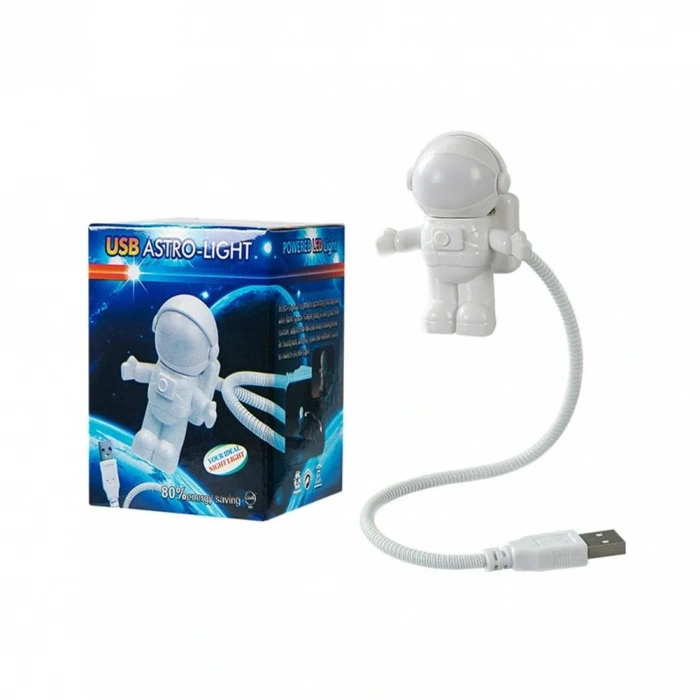 USLUCAN ALIŞVERİŞ Astronot USB Gece Lambası
