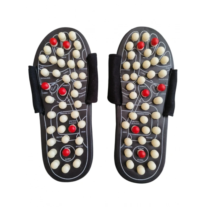 USLUCAN ALIŞVERİŞ Ayak Masajı Akupunktur Terliği (38-39 Numara)