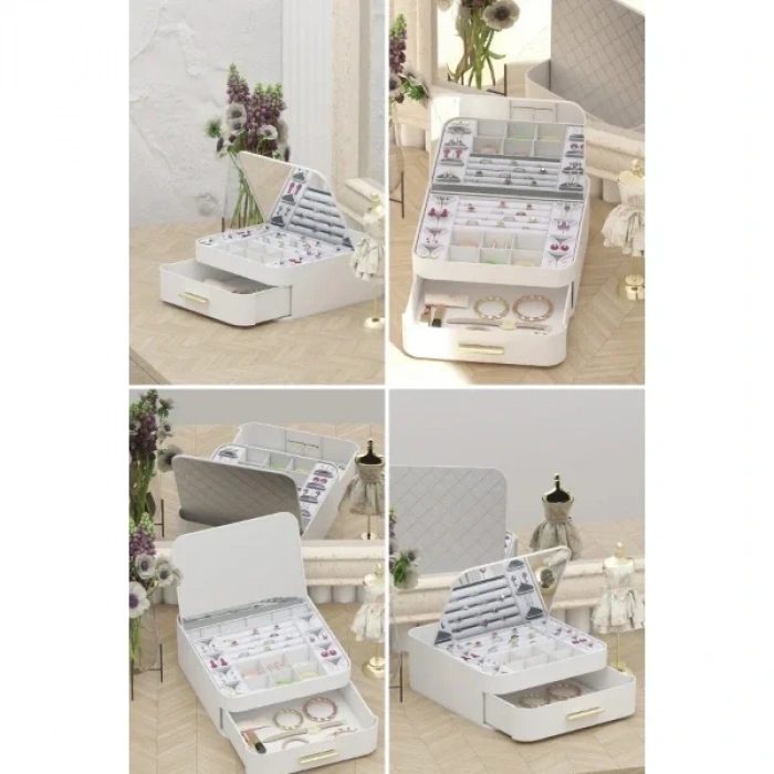 USLUCAN ALIŞVERİŞ Aynalı Takı Organizeri