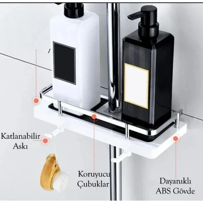USLUCAN ALIŞVERİŞ Banyo Duş Organizer
