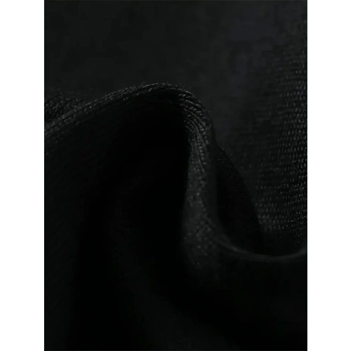 USLUCAN ALIŞVERİŞ Baskılı Oversize Bisiklet Yaka T-shirt - Siyah