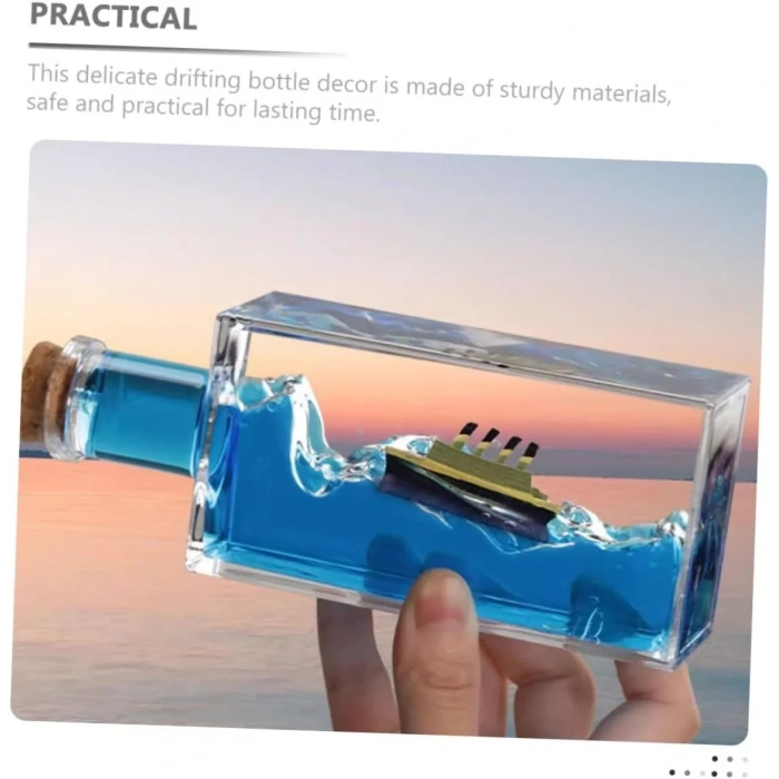 USLUCAN ALIŞVERİŞ Batmayan Gemi Şişe Akvaryum