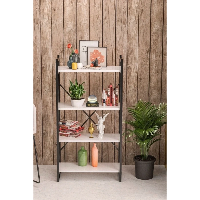 USLUCAN ALIŞVERİŞ Beyaz 4 Raflı Dolap 7003