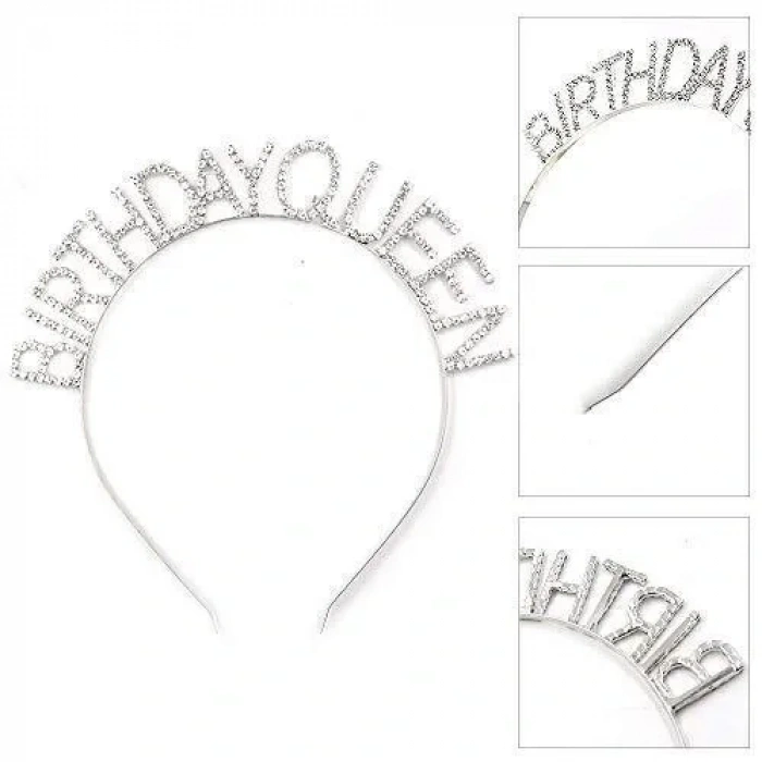 USLUCAN ALIŞVERİŞ Birthday Queen Yazılı Kraliçe Taç