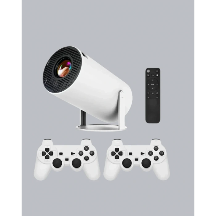 USLUCAN ALIŞVERİŞ Bluetooth 5.0 ve Wi-Fi 6 Akıllı 4K Projeksiyon